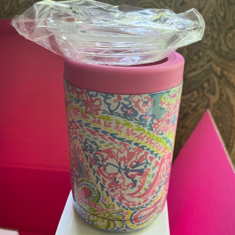 Lilly Pulitzer NIB insulated can tumbler
